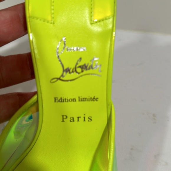 Christian Louboutin Limited Editon Alyah slides size 38 new - Picture 9 of 13
